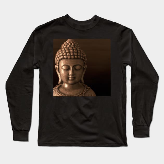 Buddha Long Sleeve T-Shirt by Delta Zero Seven